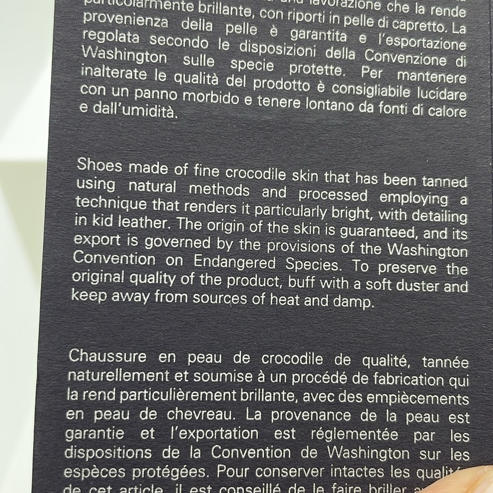 Authentic Prada Black Genuine Crocodile Mules - Picture 7 of 7